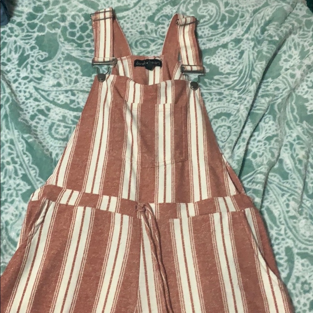 Stripped Overalls
